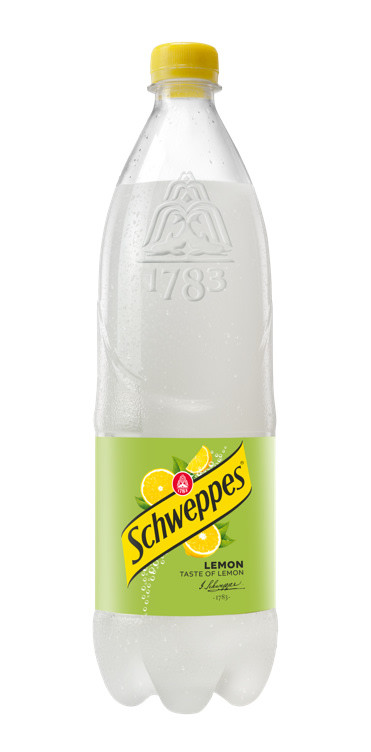 Lemon 1l flaske Schweppes