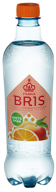 Farris Bris Fersken/Appelsin 0,5l flaske