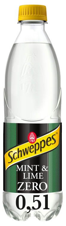 Mint&Lime Zero 0,5l flaske Schweppes