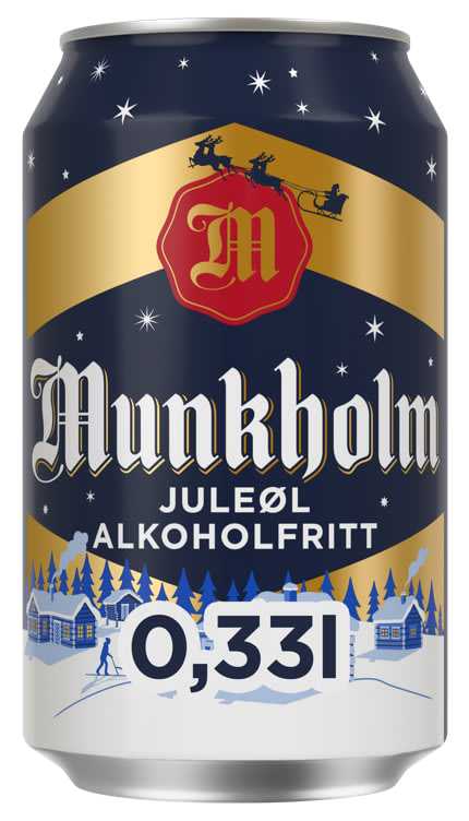 Munkholm Juleøl 0,33l boks