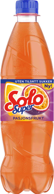 Solo Super Pasjonsfrukt 0,5l flaske