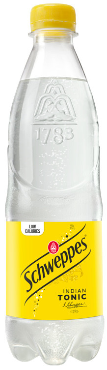 Tonic Water 0,5l flaske Schweppes