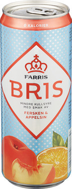 Farris Bris Fersken/appelsin 0.33l