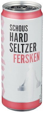 Schous Hard Seltzer Fersken 0.33l