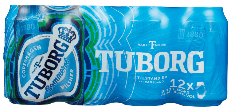 Tuborg Sommerøl 0,33lx12 boks