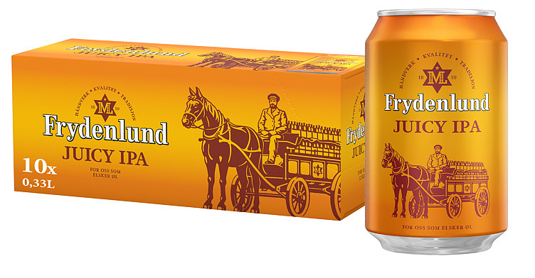 Frydenlund Juicy Ipa 0,33lx10 boks