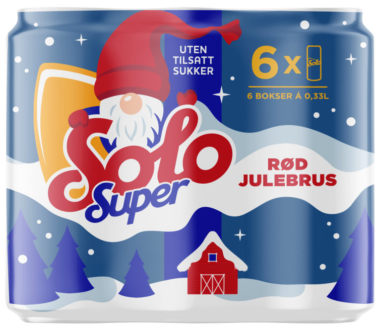 Solo Super Julebrus 0,33lx6 boks