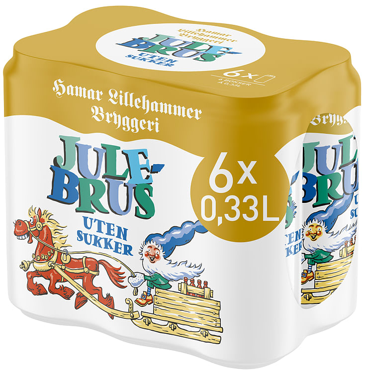 Hamar Julebrus Lett 0,33lx6 boks