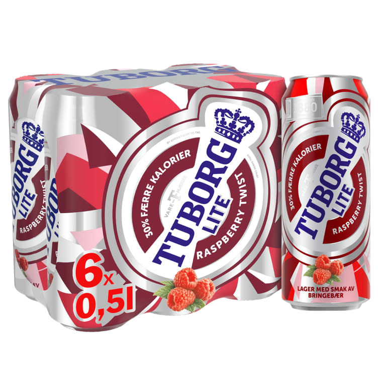 Tuborg Lite Raspberry Twist 0,5lx6 boks
