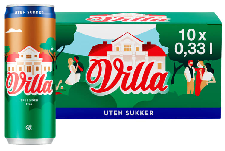 Villa Lett 0,33lx10 boks