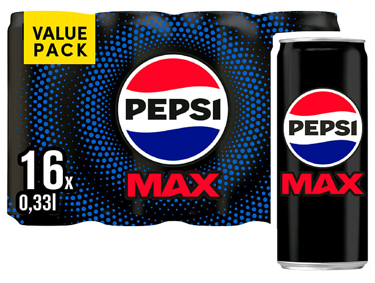 Pepsi Max 0,33lx16 boks