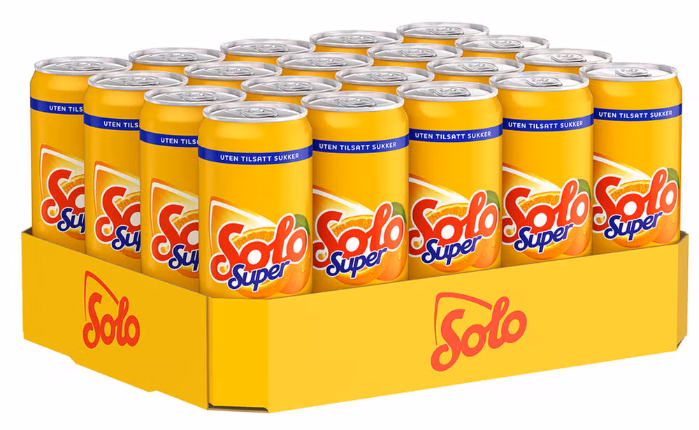 Solo Super brett Maks 2 per kunde, 20 x 0,33l, 6,6 l