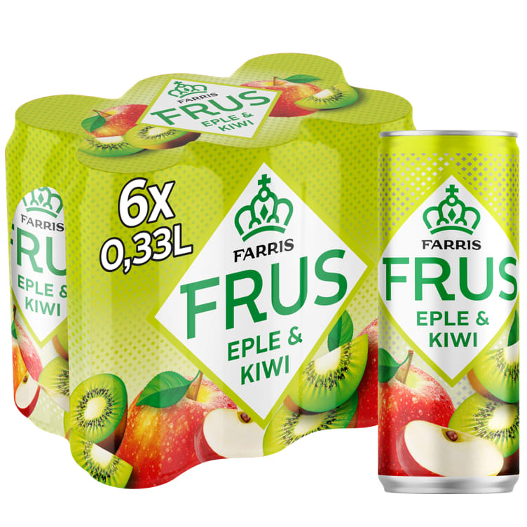 Farris Frus Eple&Kiwi 0,33lx6 boks