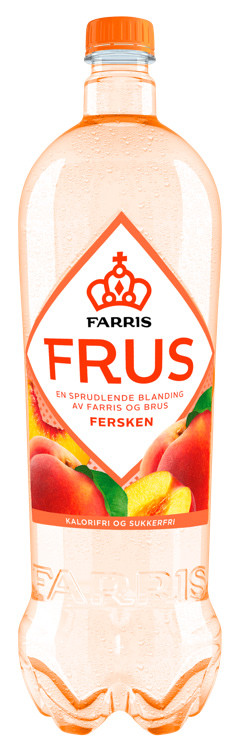 Farris Frus Fersken 1,5l flaske