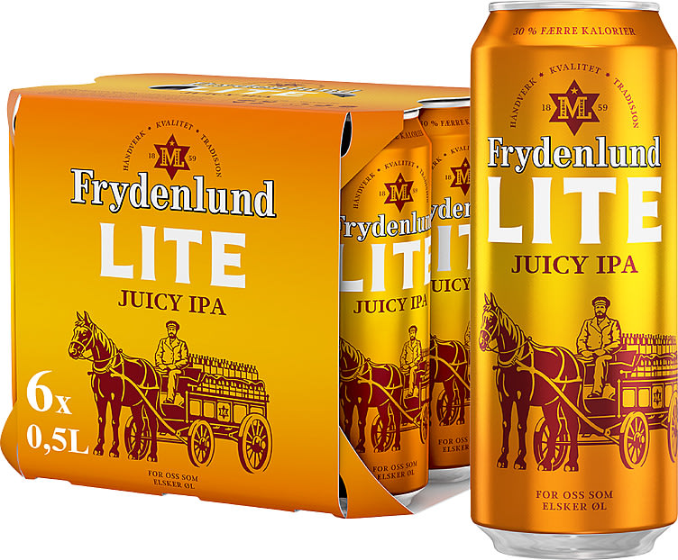 Frydenlund Juicy Ipa Lite 0,5lx6 boks