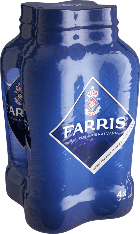 Farris Naturell 4stk x 1,5l, 6l