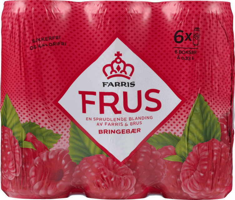 Farris Frus Bringebær 0,33lx6 boks