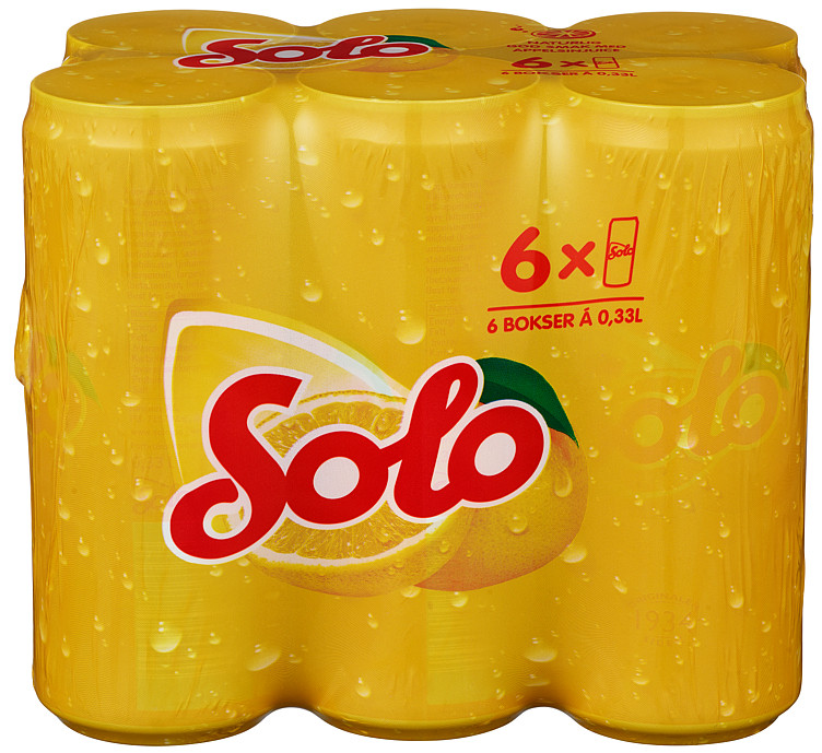 Solo 0,33lx6 boks Sleek