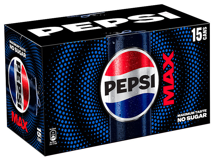 Pepsi Max 15x0,33l boks