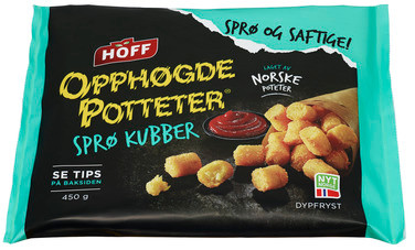 Hoff Opphøgde Potteter Sprø Kubber 450g