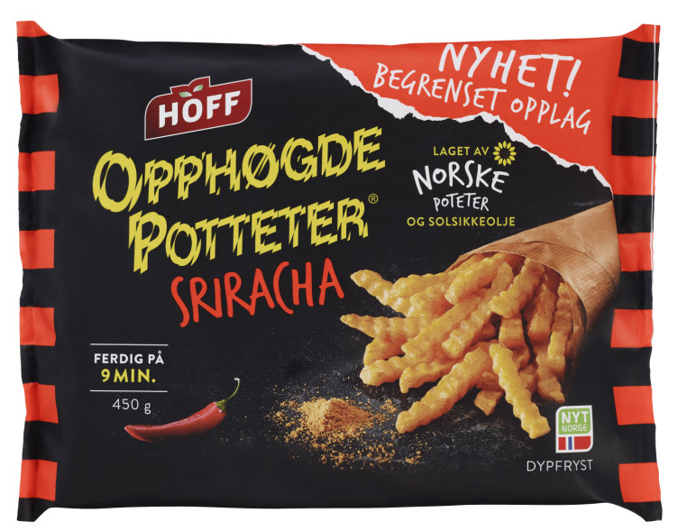 Opphøgde Poteter Srirachakrydder 450g Hoff
