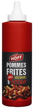 Hoff Pommes Frites Krydder og Ketchup 580g