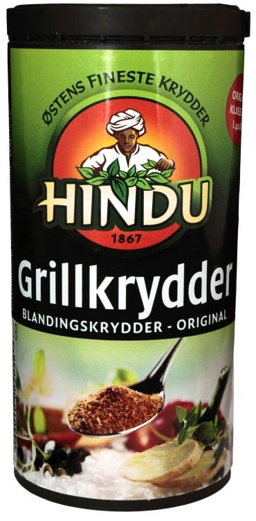 Grillkrydder 160g boks Hindu