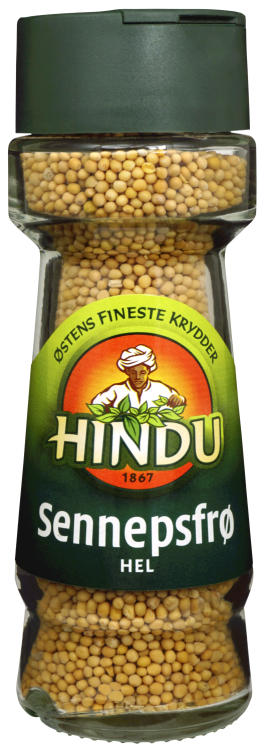 Sennepsfrø 50g glass Hindu