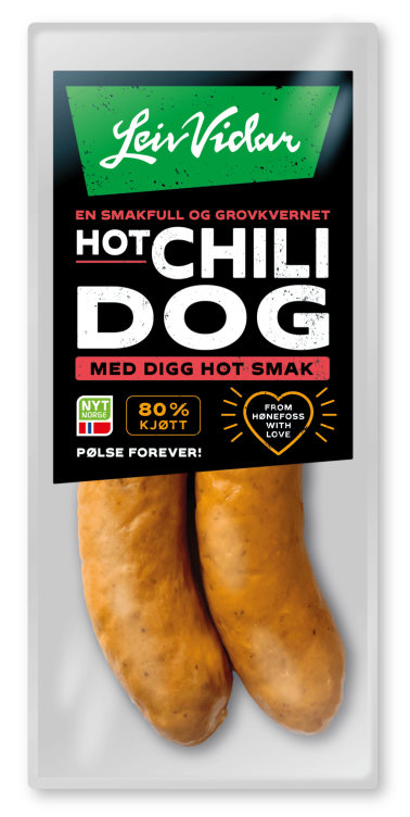 Hot Chili Dog 220g Leiv Vidar