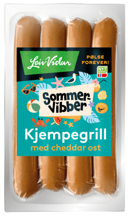 Kjempegrill m/Cheddar 360g Sommervibber