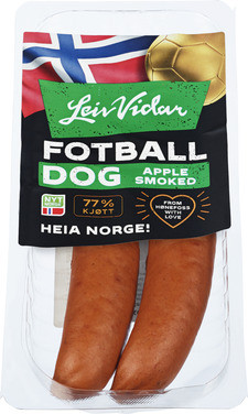 Leiv Vidar Fotball Dogs Apple Smoked 220g