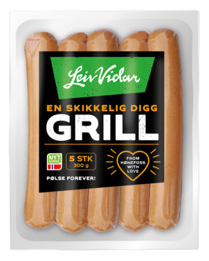 Leiv Vidar Grillpølse 300g