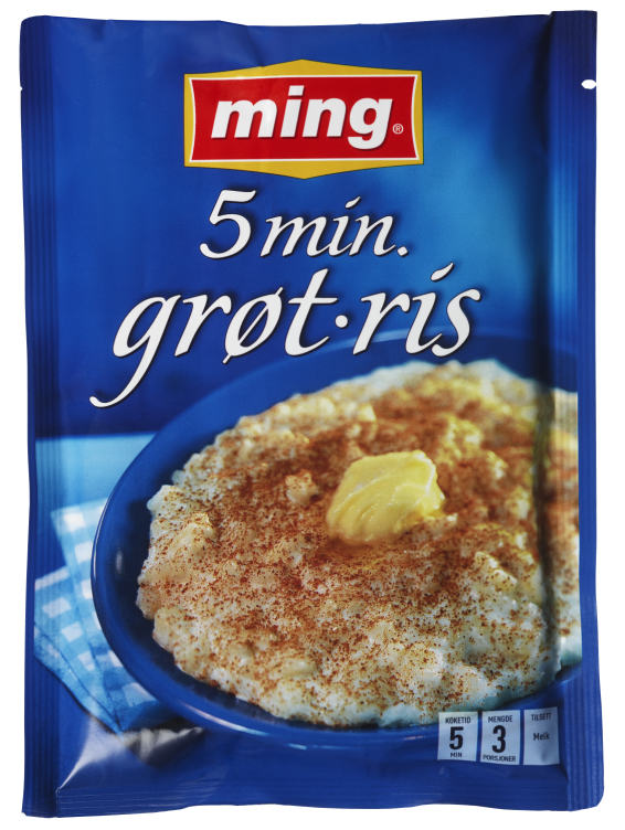 Grøtris 5min 185g Ming