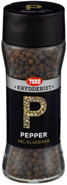 Pepper Sort Hel Økonomi 65g TORO