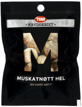 Muskatnøtt Hel 12 g Toro