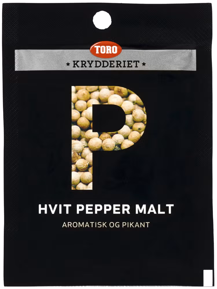 Hvit pepper Malt, 13 g