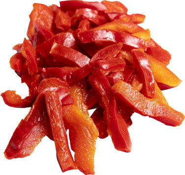 Paprika Rød Strimlet 2kg Findus