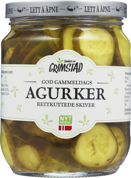 Agurker God Gammeldags 550g Grimstad