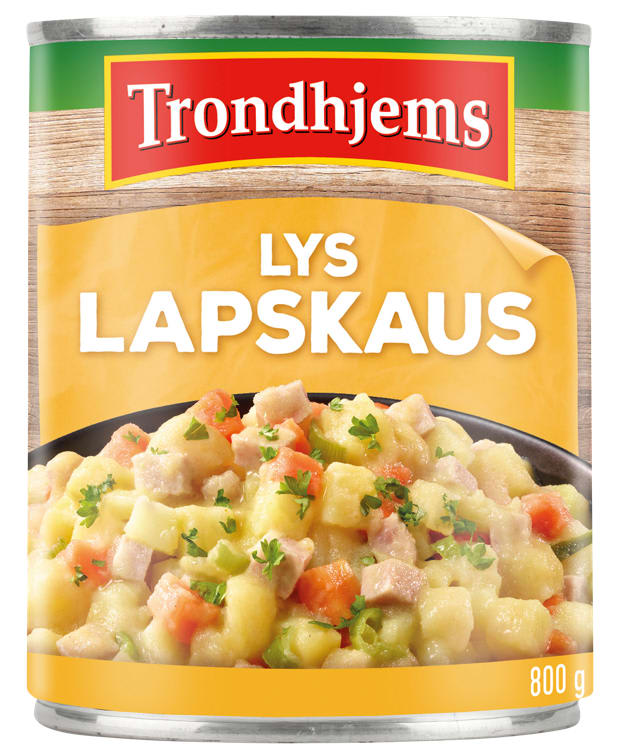 Lapskaus Lys 800g boks Trondhjems