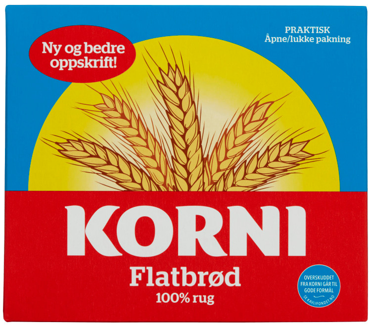 Flatbrød 275g Korni