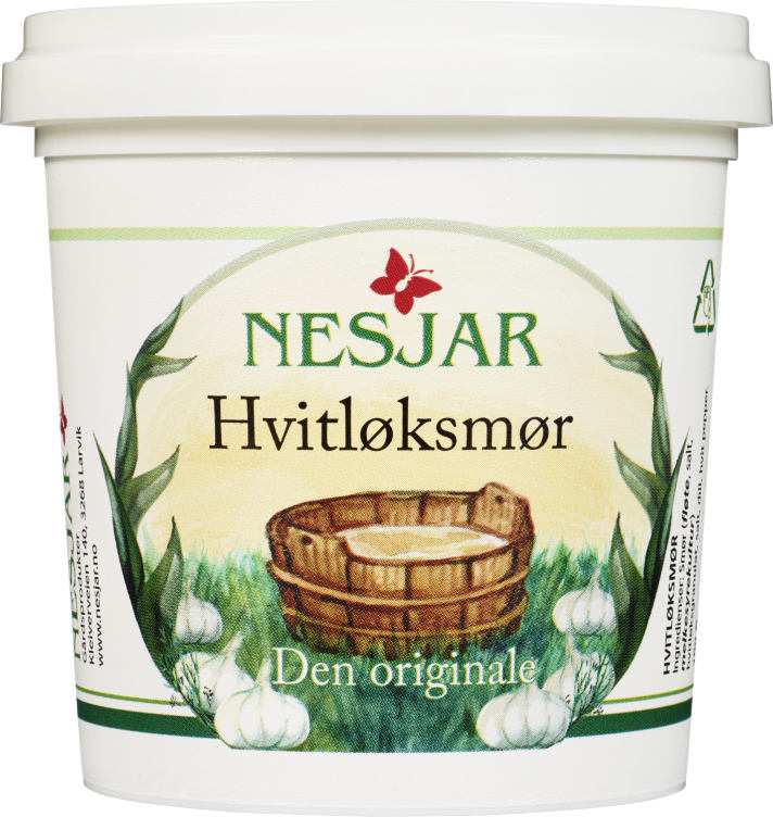 Kryddersmør Hvitløk 100g Nesjar