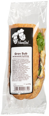 Grov Sub m/Kreolsk Kylling 260g Ham