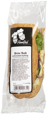 Grov Sub m/Kreolsk Kylling 260g Ham