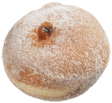 Berlinerbolle med Sviskefyll