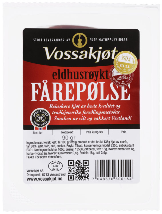 Eldhusfår 90g Vossakjøt