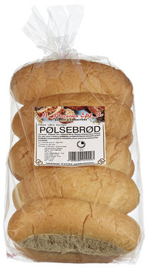 Pølsebrød 10stk Baker Marcussens