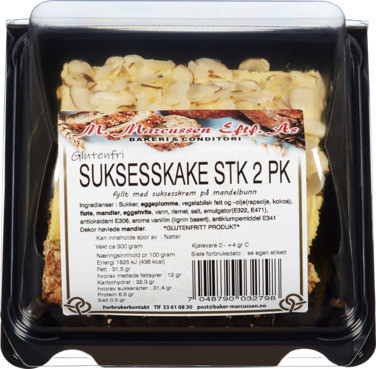 Suksesskake-stk 2pk Baker Marcussens