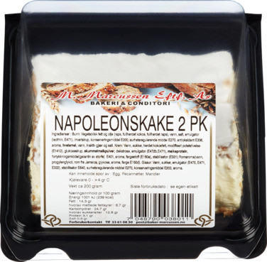 Napoleonskaker 2 Pk Baker Marcussens