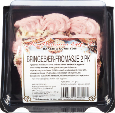 Bringebærfromasjestk 2 Pk Baker Marcussens
