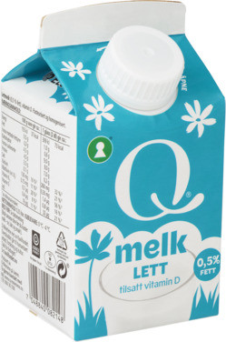 Q Lettmelk 0.5 % Fett 0.25l